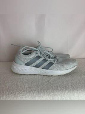 adidas Cloudfoam Running Shoes - Light Gray/White